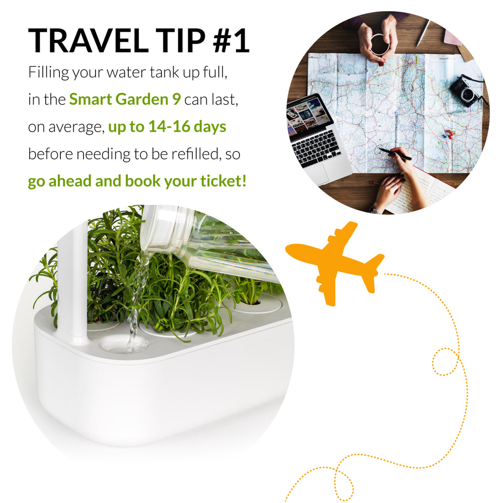 Travel Tips For When You're Growing With A Smart Garden...