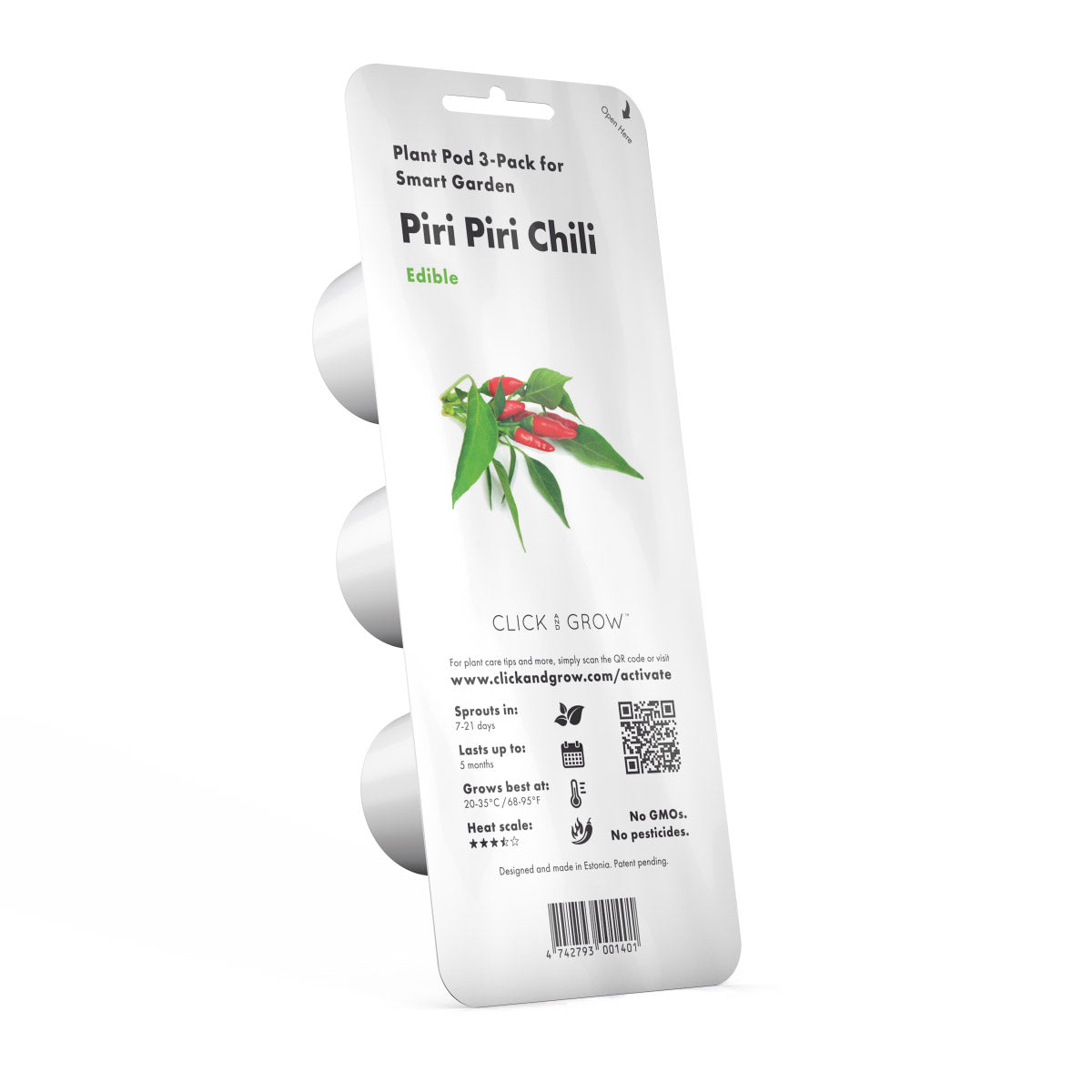 Piri Piri Chili Pepper grow chili pepper at home Click & Grow indoor garden