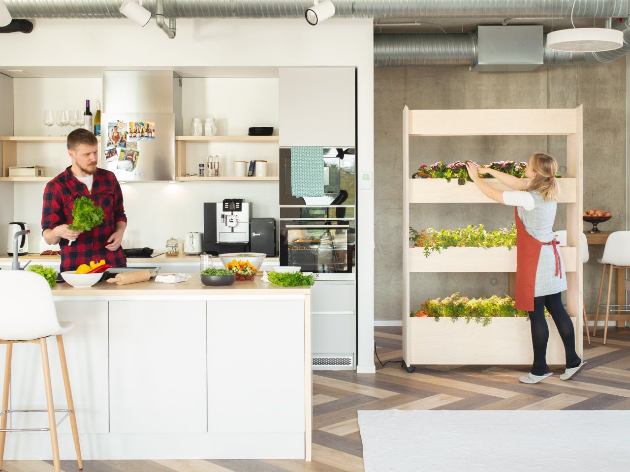 The Wall Farm Indoor Vertical Garden